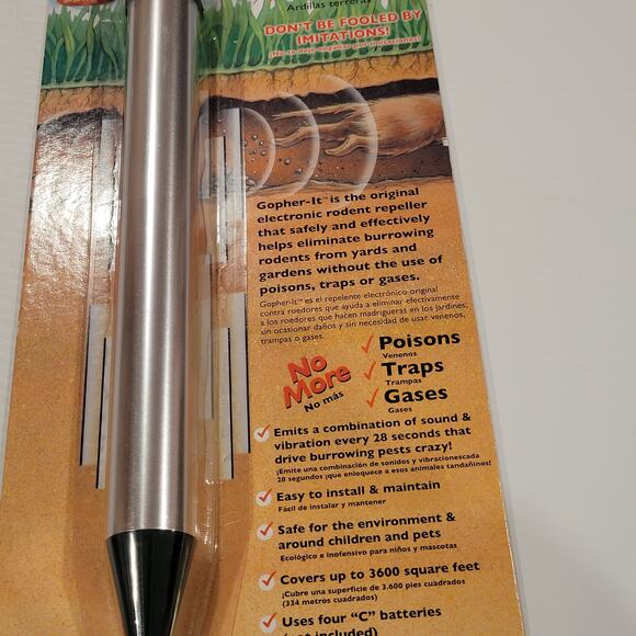 gopher-it By Exhart (Gopher Removal Tool)  New, sealed. - Picture 11 of 13